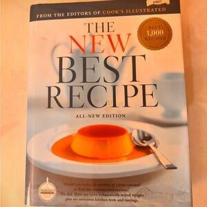 The New Best Recipe Cookbook - White & Orange Cover